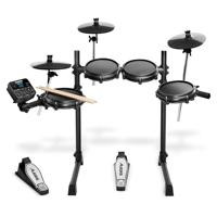Alesis Turbo Mesh Kit |Elektronisch Drumstel met Meshvellen Drumpads, Superstevig Stalen Rack, 100+ Geluiden, 30 Meespeeltracks, Aansluitkabels, Drumstokken en Drumsleutel
