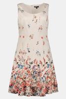 Ulla Popken Jurk, brede schouderbandjes, mouwloos, wijde rok - Grote Maten