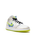 Jordan Kids "baskets mi-montantes Air Jordan 1 SE ""Warped Swoosh'""" - Blanc