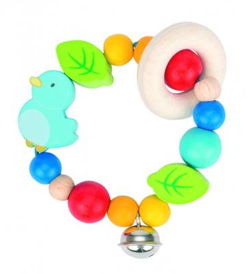 Heimess Houten Bijtring Vogel 9cm