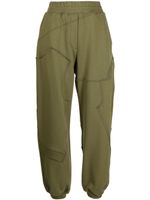 3.1 Phillip Lim pantalon de jogging en coton à empiècements - Vert