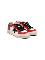 Golden Goose Kids baskets May à lacets - Blanc