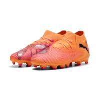 PUMA Unisex Kid's Future 8 Pro Fg/Ag Jr Voetbalschoen, Heat Fire PUMA Zwart Ravish, 4 UK