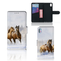 Xiaomi Redmi 7A Telefoonhoesje met Pasjes Paarden