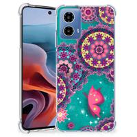 Motorola Moto G34 Back Cover Cirkels en Vlinders