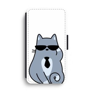 Cool cat: iPhone XS Max Flip Hoesje