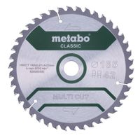 Metabo Accessoires Cirkelzaagblad | "Multi Cut Classic" | 165x20mm | Z42 FZ/TZ 5° - 628280000 - thumbnail