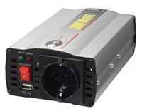 Sinus-omvormer 24 V DC/230 V AC 50 Hz - 600 watt kortstondig piekvermogen 300 W (1 ST)