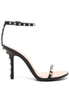 Alexander Wang sandales Nicki 105 mm en cuir - Noir