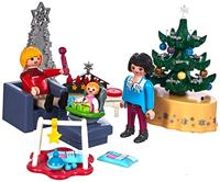 Playmobil Kerstmis 9495 Woonkamer, Vanaf 4 Jaar, Meerkleurig, 25.2 x 7.6 x 18.6 cm