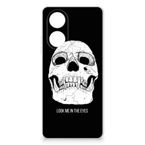 Silicone Back Case OPPO A58 4G Skull Eyes