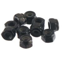 M2 Nylon Locking Hex Nut (Black) (10pcs) (AX31147) - thumbnail