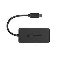 Transcend USB 3.1 Gen1 4-poorts hub, type C, TS-HUB2C interfacekaart/adapter