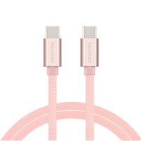 Swissten USB-C naar USB-C kabel - 1.2M - Roze