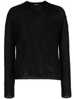 TOM FORD V-neck knitted jumper - Noir - thumbnail