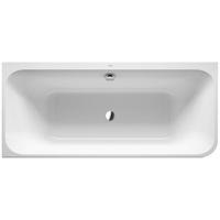 Duravit Happy d.2 bad rechthoek 180x80cm hoek links met paneel wit 700316000000000