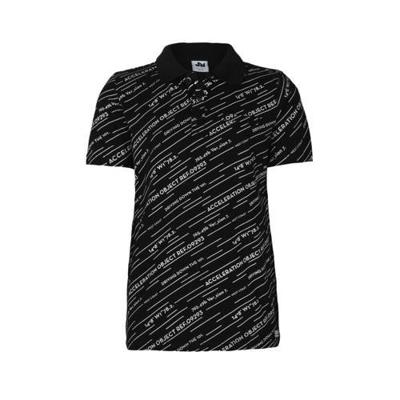 Jill & Mitch by Shoeby polo Blaze met all over print zwart/wit Jill & Mitch by Shoeby polo Blaze met all over print zwart/wit