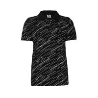 Jill & Mitch by Shoeby polo Blaze met all over print zwart/wit