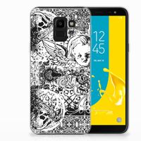 Silicone Back Case Samsung Galaxy J6 2018 Skulls Angel - thumbnail