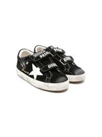 Golden Goose Kids baskets Old School en daim - Noir - thumbnail