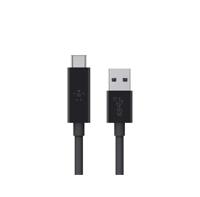 Belkin USB-A - USB-C, 0.9m USB-kabel USB 3.2 Gen 2 (3.1 Gen 2) 0,9 m USB A USB C Zwart