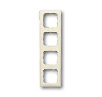 Busch-Jaeger Busch-duro 2000 SI Linear afdekraam verticaal 4-voudig, crèmewit