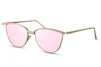 CWI zonnebril dames vlinder cat.3 goud/roze (CWI1421)