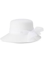 Maison Michel chapeau cloche New Kendall - Blanc