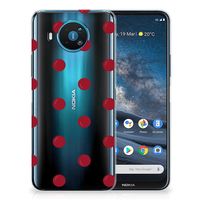 Nokia 8.3 Siliconen Case Cherries - thumbnail