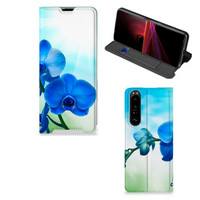 Sony Xperia 1 III Smart Cover Orchidee Blauw - Cadeau voor je Moeder