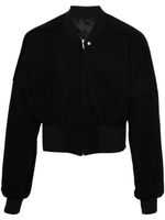 Rick Owens veste crop Flight en cuir - Noir - thumbnail