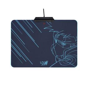 Lexip Naruto Shippuden Kakashi Kamui Gaming muismat Verlicht Zwart, Turquoise