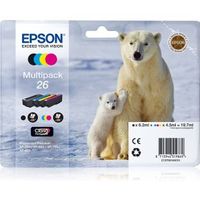 Epson Polar bear Multipack 4-colours 26 Claria Premium Ink - thumbnail