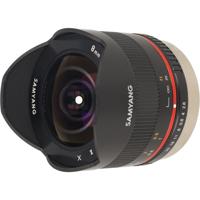 Samyang 8mm F/2.8 Fisheye II Fuji X zwart occasion