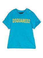 DSQUARED2 KIDS t-shirt en coton à logo imprimé - Bleu