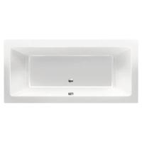 Ligbad Inbouw Xenz Society Rechthoek 1-2 Persoons Duobad 90x190x50cm Acryl Wit Hoogglans met Poten