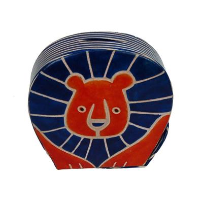 Houten Spaarpot Leeuw Assorti Houten Spaarpot Leeuw Assorti