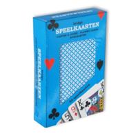 Verhaak speelkaarten Premium 9 x 6 cm papier blauw