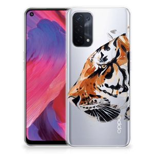 Hoesje maken OPPO A74 5G | A54 5G Watercolor Tiger