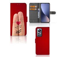 Xiaomi 12 Pro Wallet Case met Pasjes Liefde - Origineel Romantisch Cadeau - thumbnail