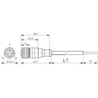 Contrinex 623 000 937 Aansluitkabel S13-3FUG-020 1 stuk(s)