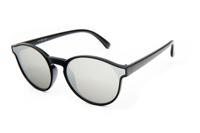 Kost zonnebril unisex matzwart/zilver (19 069)