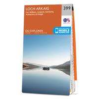 Wandelkaart - Topografische kaart 399 OS Explorer Map Loch Arkaig Expl