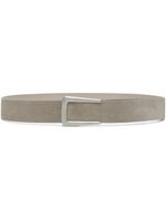 Brunello Cucinelli ceinture fine en daim - Tons neutres