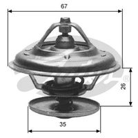 Thermostaat, koelvloeistof TH11687G1 - thumbnail