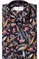 ETON Contemporary Fit Overhemd Marine, Bloemen