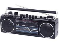 Trevi RR 501 BT Stereo Boombox draagbaar Bluetooth, USB, SD, MP3, zwart
