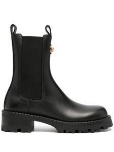 Versace bottines chelsea Alia en cuir - Noir