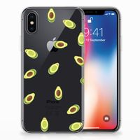 Apple iPhone X | Xs Siliconen Case Avocado - thumbnail