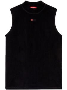 Diesel T-Mokky-Sl-Microdiv mock-neck top - Noir